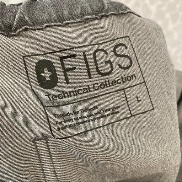 FIGS Mens Pisco Graphite Scrub Pants Large - Picture 4 of 8